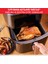 7 Programlı Az Yağlı Fritöz, 6,5 Litre, Grill, Buhar Fonksiyonlu, Siyah 2