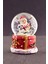 Yeni Yıl 2023 Hediyeleri Noel Baba Mini Boy Işıklı Kar Küresi 6,5 cm 1x 2