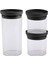 3'lü Küçük Gri Saklama Kabı Seti, Pratik ve Şık Mutfak Düzeni Sağlar 7