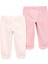 Kız Bebek Pembe 2li Pantolon 2
