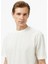 Erkek Krem Regular Fit Çizgili T-Shirt V55326T.1MA 4