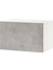 Duvar Dolabı, Beyaz-Açık Gri Taş Görünümlü, 60X42X38 Cm, Kallvıken 1