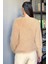 Kadın Çift Cepli Gold Düğme Detaylı Sakallı Yumoş Triko Hırka (S-M-L-Xl Beden Uyumludur.) P-00018434 4