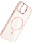 Apple iPhone 11 Remim Lensli Magsafe Standlı Kapak - Pembe 4