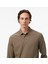 Erkek Kahverengi Classic Fit Uzun Kollu Polo Yaka T-Shirt K57351T.3BB 4