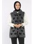 Kadın Kalpli Sakallı Triko Yelek (S-M-L Uyumludur) P-00018368 2