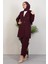 Blazer Ceket Takım Mürdüm 3