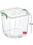 2'li Mega Boy 8 Lt Şeffaf Kilitli Deterjan Saklama Kabı, Güvenle Kullanım 4