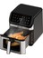 8l Çift Rezistanslı Seramik Kaplama Airfryer, Siyah, Sağlıklı ve Pratik Pişirme 3