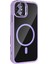 Apple iPhone 11 Remim Lensli Magsafe Standlı Kapak - Lila 3