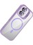 Apple iPhone 16 Remim Lensli Magsafe Standlı Kapak - Lila 3