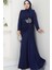 Gözde Tesettür Abiye Lacivert 1