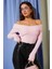 Madonna Çapraz Yaka Bluz Pembe T4331 1