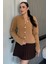 Yumoş Iplik Kadın Sakallı Triko Ceket P-00013165 1