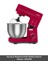 Kırmızı 1500W 5l Stand Mikser, Güçlü ve Şık Mutfak Gereci 3