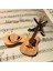 Standlı Ahşap Gitar Penası Kutusu - 6 Adet Pena, Gitaristler Için Mini Depolama, Müzisyen Kazınmış (Yurt Dışından) 5