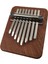 Mini Kalimba 8 Tuşlu Başparmak Piyano 8 Tonlu Parmak Enstrümanı Müzik Hediyesi Yeni Başlayanlar Için (Yurt Dışından) 2