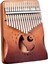 17 Tuşlu Kalimba Başparmak Piyano Masif Ahşap Kaplama Klavye Müzik Aleti Parmak Müzik Severler Için Hediye (Yurt Dışından) 2