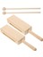 2 Set Perküsyon Ahşap Ritim Enstrümanı Müzik Aletleri Yetişkinler Için Ahşap Çubuk Çocuk Günlüğü (Yurt Dışından) 1