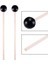 2 Çift Kauçuk Davul Çubukları Perküsyon Enstrüman Parçaları Ksilofon/marimba Tokmakları Çekiç -3 Başlı (Yurt Dışından) 3
