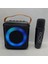 Çok Işlevli Bluetooth Ses Taşınabilir Mikrofon Renkli LED Atmosfer Lambası Ev Karaoke Hoparlörü 2 Mikrofon (Yurt Dışından) 3