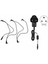 Gitar Pedalı Güç Kaynağı Adaptörü 9V Dc Uç Negatif 5 Yollu Daisy Chain Kabloları Efekt Pedalı Için.uk Fişi (Yurt Dışından) 5