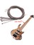Adet Bas Telleri Gitar Parçaları Aksesuarları Tel Gümüş Kaplama Ölçü Müzik (Yurt Dışından) 2