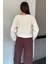 V Yaka Ön Düğmeli Kadın Örme Triko Hırka P-00008941 4