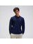 EM582-NV Erkek Polo Yaka Sweatshirt - Lacivert 1