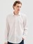 Erkek Modern Fıt Gömlek-Beyaz 5