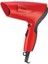 Kırmızı Saç Kurutma Makinesi 1000W Hafif ve Güçlü Performans 1