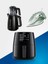 Pratik Set: Airfryer, Buharlı Ütü ve Çay Makinesi, Siyah Renkli, Şık ve Kullanışlı 1