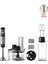 Güçlü 1200W El Blender Seti, Mutfak Robotu, Doğrayıcı, Çırpıcı, Karıştırıcı, Gri 1