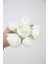 Beyaz İpek Peony Şakayık Gül Demeti 6lı 25 cm Uzun Ömürlü Dekor 7