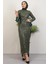Sena Pullu Elbise Haki 3