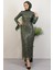 Sena Pullu Elbise Haki 4