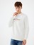Regular Fit Beyaz Erkek Sweatshirt LF2041227 1