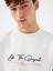 Regular Fit Beyaz Erkek Sweatshirt LF2041227 4
