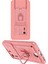 Xiaomi Redmi 13C Kılıf Zuma Kartvizitli Yüzüklü Silikon - Pembe 2