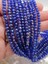 3 Dizi 4mm Yassı Kristal Boncuk Janjan Lacivert Takı Yapımı Cam Boncuk 1
