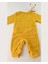 Kuzu Desenli Hardal Peluş Bebek Tulum - Alttan ve Omuzdan Çıtçıtlı - 3/6/9/12 Ay 6