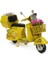 Dekoratif Metal Scooter Sepetli 3