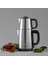 2 In 1 Çelik Su Isıtıcı ve Çay Makinesi, 2,75 Lt, Inox Siyah, Aile Boyu 5