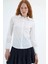 Kadın Belden Oturmalı Basic Gömlek 1