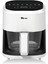 Beyaz 4l Cam Hazne Airfryer Sıcak Hava Fritözü, Sağlıklı Pişirme Kolaylığı 1
