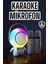 Çift Mikrofonlu Karaoke Mikrofon Bluetooth Bağlantılı Dijital Göstergeli 1