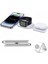 Katlanabilir Kablosuz Manyetik Şarj Cihazı Aleti Iphone, Apple Watch, Airpods ve Uyumlu 3in1 2
