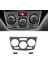 Subaru Forester 2009-2012 Yumuşak Karbon Fiber Araç Merkezi Kontrol Hava Çıkış Kapağı Trim Sticker Aksesuarları (Yurt Dışından) 4