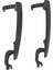 Peugeot 307 2001, 2002, 2003, 2004, 2005, 2006, 2007, Citroen C2 2003-2007, C3 2002-2009 Için 2 Adet Ön Kapı Kolu (Yurt Dışından) 2
