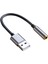 USB - 3,5 mm Jak Ses Adaptörü USB - Ses Jak Adaptörü Kulaklık USB A - 3,5 mm Dişi Harici Stereo Ses Kartı B (Yurt Dışından) 5